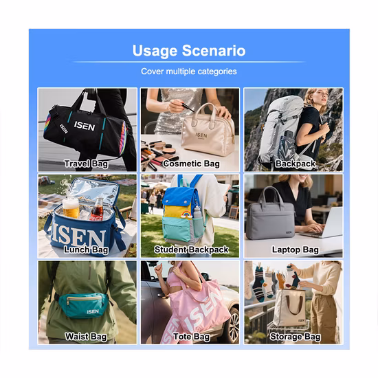 Borsa termica per bambini con simpatico pesce rosso e borsa termica per contenitore per il pranzo con tracolla nascosta, blu