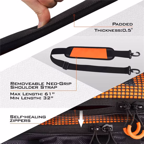 Borsa portaoggetti per attrezzatura da pesca portatile impermeabile all'aperto all'ingrosso